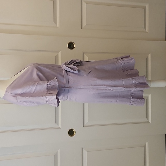 NWT Just Fab Orchid Ruffle Wrap Dress Size S - Picture 7 of 11